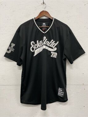 Ecko Unltd Home Run Birdseye Mesh Jersey, Size XL, Black